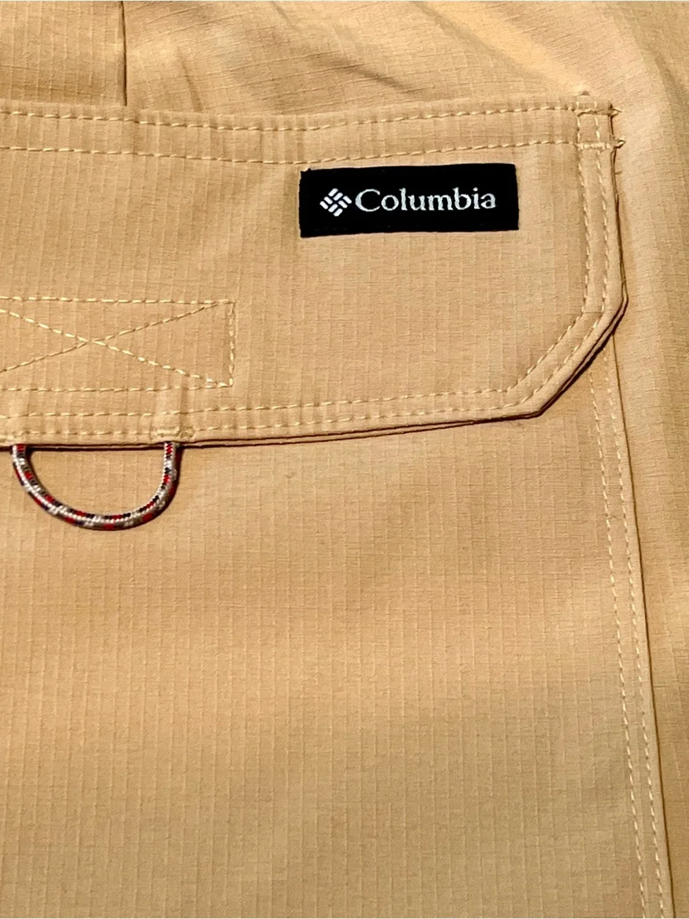 Columbia Men's Tan/Khaki Performance Outdoor/Fishing Shorts-Size 42